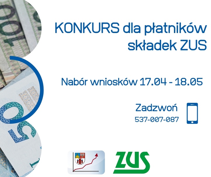 Konkurs ZUS - nabór wniosków 17.04-18.05